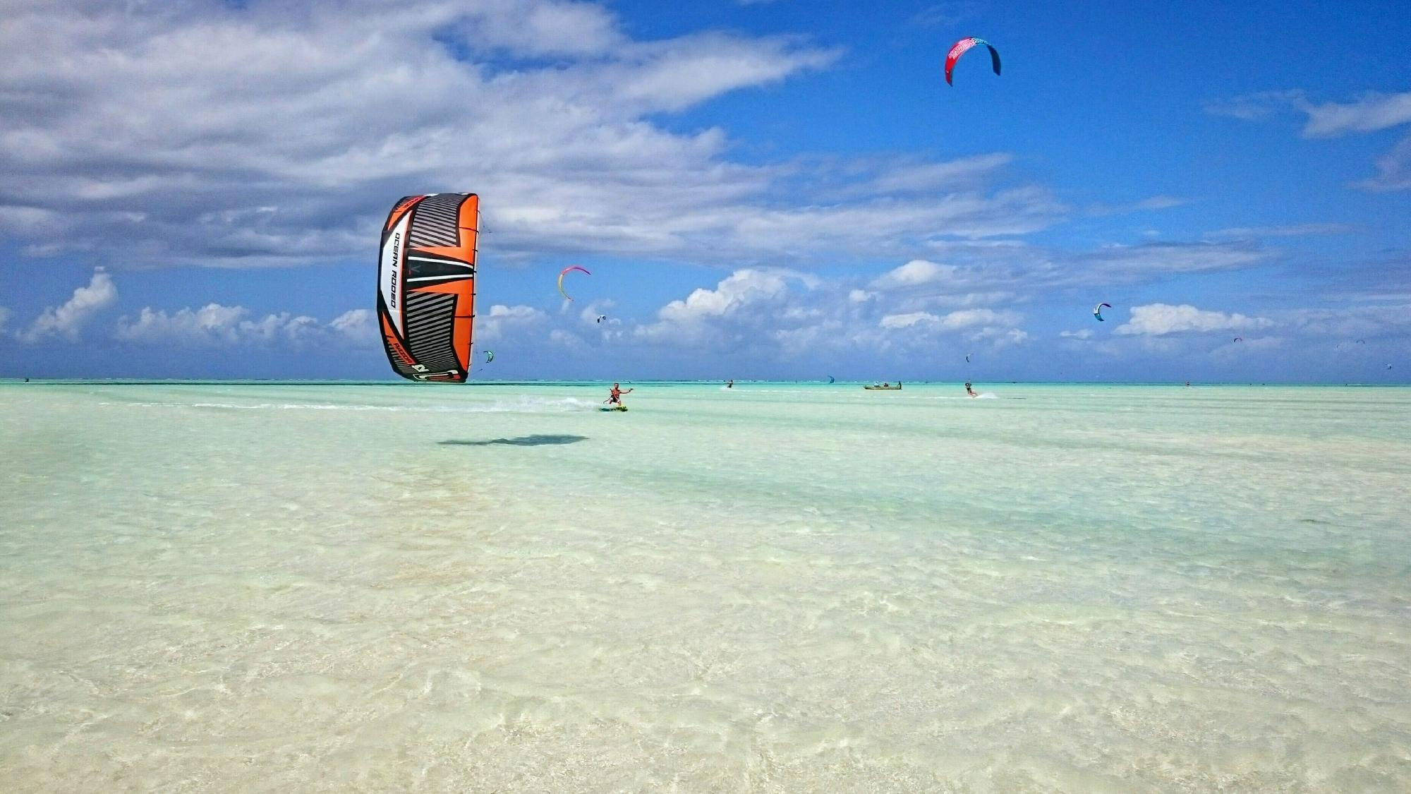 Kitesurfing Занзибар