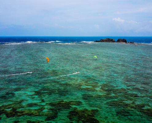 Кайтсерфинг на острове Фукуй, Вьетнам